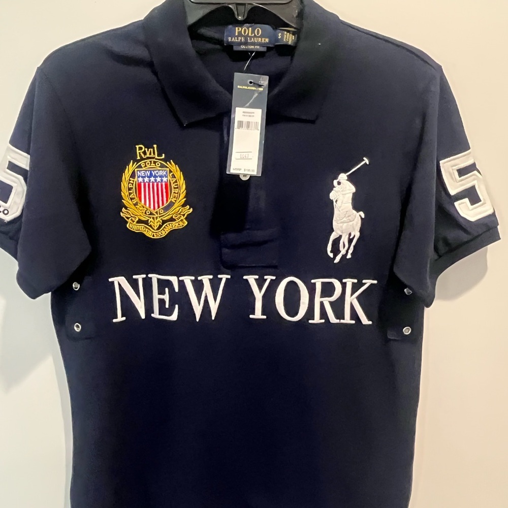 Polo by Ralph Lauren Dark Blue Men's Polo Shirt